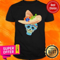 Premium Sombrero Sugar Skull Mexico Holiday Shirt