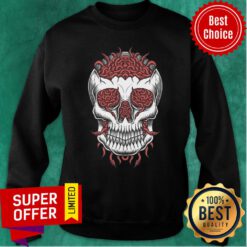 Skull Head Worm Dia De Los Muertos Day Of The Dead Sweatshirt