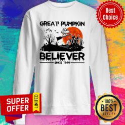 Snoopy Great Pumpkin Believer Since 1966 Sweatshirt