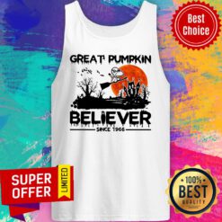 Snoopy Great Pumpkin Believer Since 1966 Tank Top