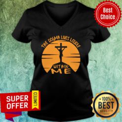 The Dogma Lives Loudly Within Me Catholic Jesus V-neck
