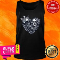 Vintage Chicano Tattoo Sugar Skull Tank Top