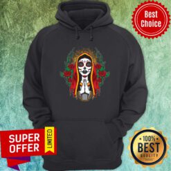 Woman Sugar Skull Day Of The Dead Dia De Muertos Hoodie