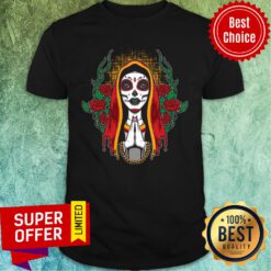 Woman Sugar Skull Day Of The Dead Dia De Muertos Shirt