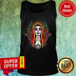Woman Sugar Skull Day Of The Dead Dia De Muertos Tank Top
