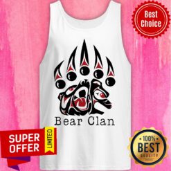Wu Tang Clan Bear Clan Paw Bear Tank Top