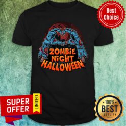 Zombie Night Hands Halloween Shirt