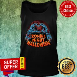 Zombie Night Hands Halloween Tank Top
