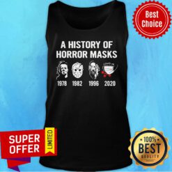 A History Of Horror Masks 1978 1982 1996 2020 Tank Top