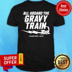 All Aboard The Gravy Train Tampa Bay Lightning Champion 2020 Shirt
