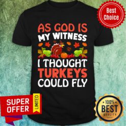 As God Is My Witness I Thought Turkeys Could Fly Shirt