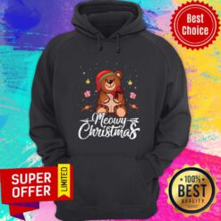 Bear Gift Meowy Christmas Hoodie