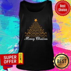 Cat Meowy Christmas Cattree Tank Top