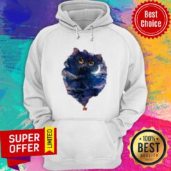 Cat Miracle On Hot Air Balloon For Cat Lover Hoodie