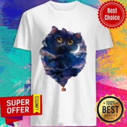 Cat Miracle On Hot Air Balloon For Cat Lover Shirt