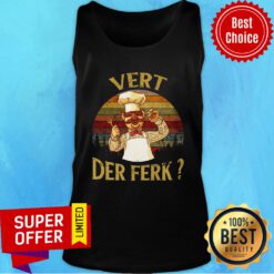 Chef Vert Der Ferk Vintage Retro Tank Top