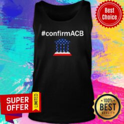 Confirm ACB Amy Coney Barrett Supreme Court America Flag Tank Top