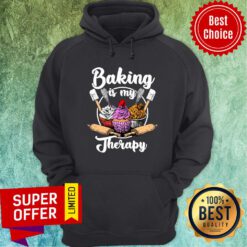 Cupcake Baking Is My Therapy Hoodie