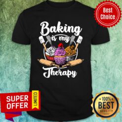 Cupcake Baking Is My Therapy Shirt