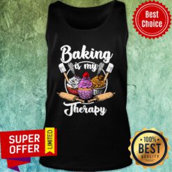 Cupcake Baking Is My Therapy Tank Top