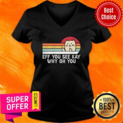 Eff You See Kay Cat Why Oh You Vintage V-neck