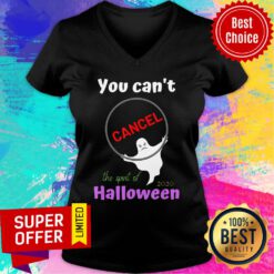 Ghost You Can’t Cancel Halloween The Spirt 2020 Lives On V-neck