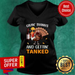 Givin' Thanks And Gettin' Tanked V-neck