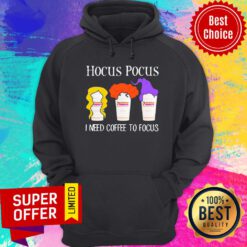 Hocus Pocus I Need Coffee To Focus Dunkin Donuts Hoodie