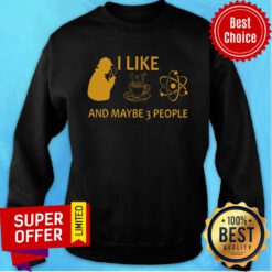 I Like Sherlock Holme Coffee And Science Sweatshirt