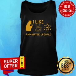 I Like Sherlock Holme Coffee And Science Tank Top