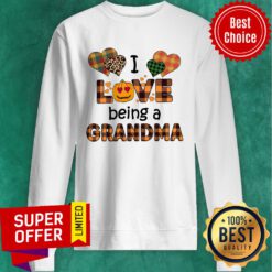 I Love Being A Grandma Sophia Jason Liam Humter Halloween Sweatshirt