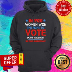 In 1920 Women Won The Right To Vote Don’t Waste It Hoodie