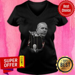 Joe Biden Puppeted Of Obama V-neck