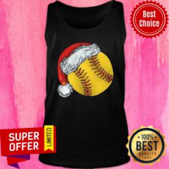 Leo Plaid Softball Christmas Tank Top