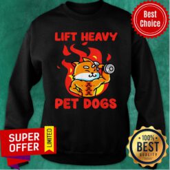 Lift Heavy And Pet Dogs Fire Sweatshirt