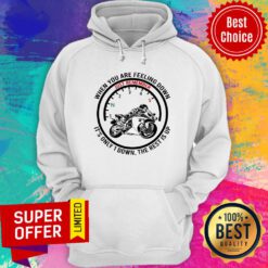 Motorcycle It'S Only 1 Down The Rest Are Up Hoodie