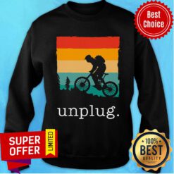Mountain Biking Unplug Vintage Sweatshirt