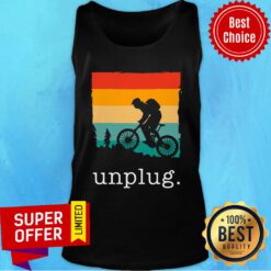 Mountain Biking Unplug Vintage Tank Top