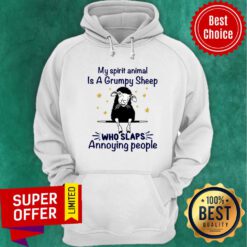 My Spirit Animal Is A Frumpy Sheep Who Slaps Annoying People Hoodie