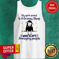My Spirit Animal Is A Frumpy Sheep Who Slaps Annoying People Tank Top