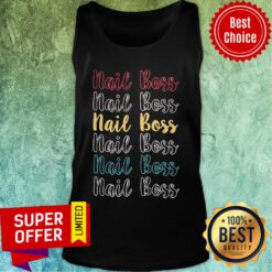 Nail Boss Vintage Logo Tank Top