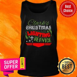 Nice Clark's Christmas Lighting Service Tank Top