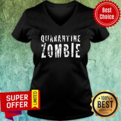 Nice Halloween Quarantine Zombie V-neck