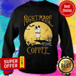 Nightmare Before Dunkin Donuts Halloween Sweatshirt