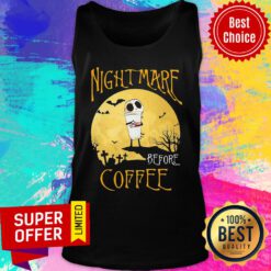 Nightmare Before Dunkin Donuts Halloween Tank Top