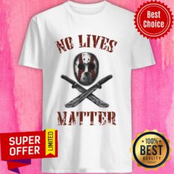No Lives Matter Mask Horror Shirt