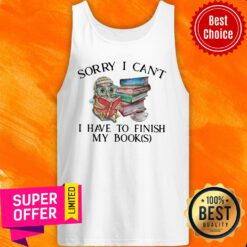 Owl Sorry I Can't I Have to Finish My Book Tank Top