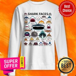 Premium Shark Faces Sweatshirt