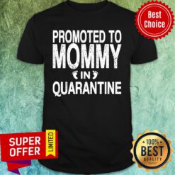 Promoted To Mommy In Quarantine Pregnancy Announcemet Foot Shirt