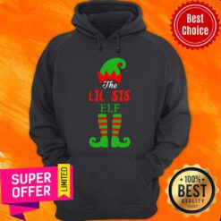 The Lil Sis Elf Christmas Hoodie